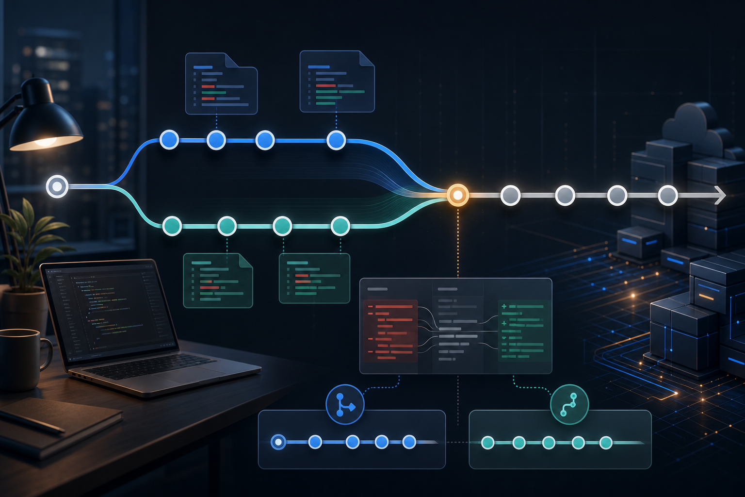 Git Rebase vs Merge: Resolving Conflicts in Feature Branches