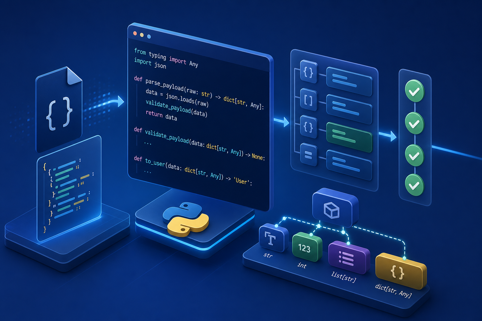 How to Parse JSON in Python with Type Hints