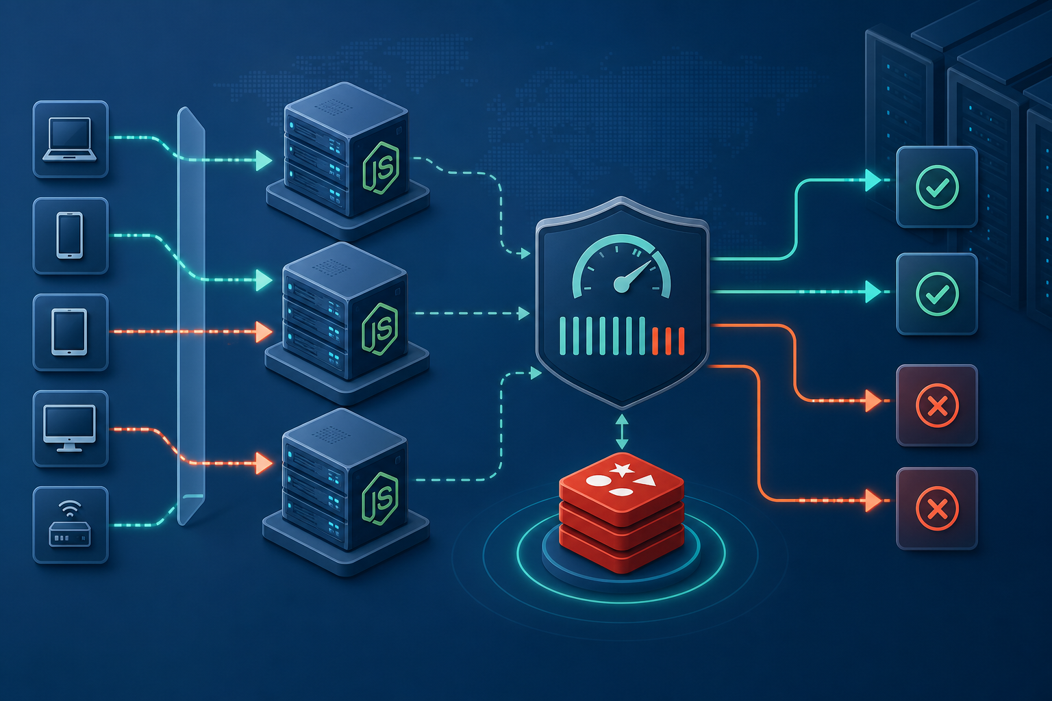 Node.js Rate Limiting with Redis: Secure API Throttling