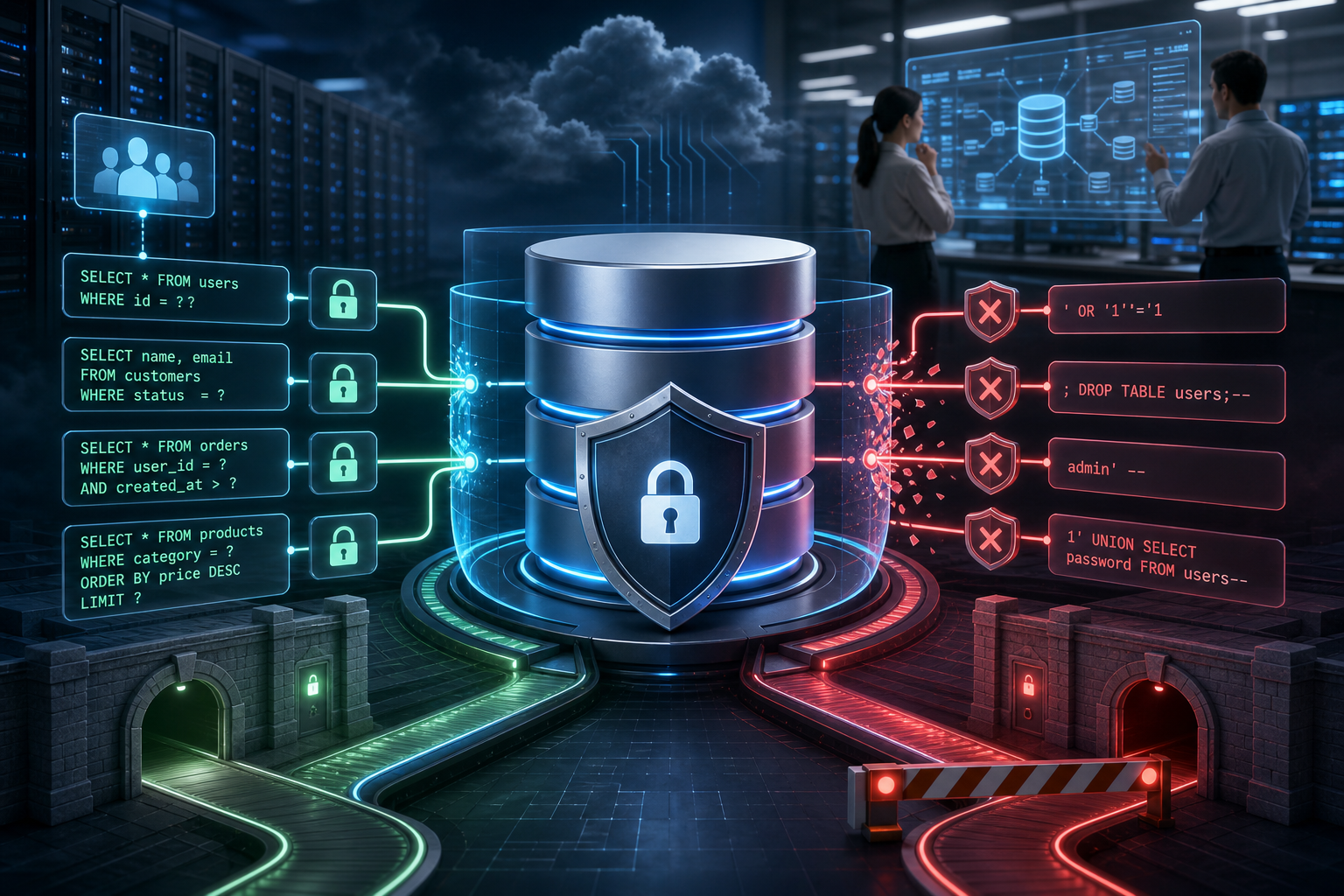 Oracle SQL Injection Prevention with Bind Variables and Least Privilege