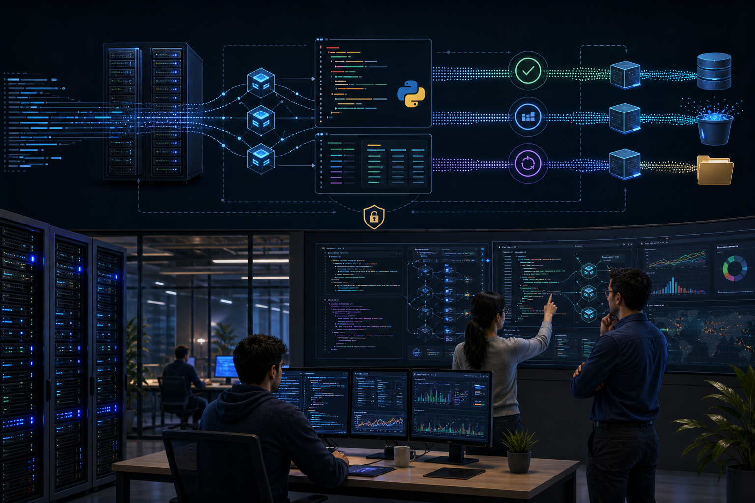 Python Script for Distributed Log Processing in Big Data