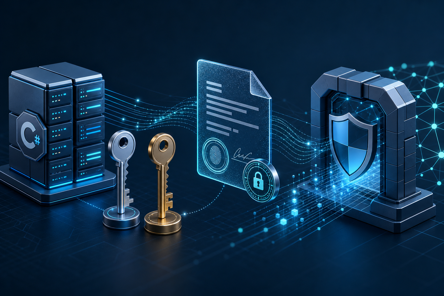 Secure C# JWT Authentication with RSA and Token Validation